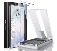 UniqueMe pour Samsung Galaxy 26 Ultra Protection écran - 2 Pièces 7H PET Film de Protection pour Samsung 26 Ultra, Support ID d'empreintes Digitales, Couverture 3D Complète, Installation Anti-bulles