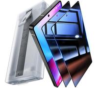 UniqueMe pour Samsung Galaxy S25 Ultra Protection écran Anti Espion - 2 Pièces 7H PET Film de Protection pour S25 Ultra, Support ID d'empreintes Digitales, Couverture Complète,Installation Anti-bulles