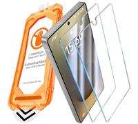UniqueMe pour Samsung Galaxy S25 Ultra Verre Trempé - Protection Ecran, Protection de Positionnement, HD Transparent, Couverture 3D Complète, Compatible avec ID Face- 2 Pièces