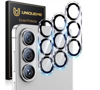 UniqueMe pour Samsung Galaxy S26 Plus Protection Camera Objectif - Ultra HD Caméra Protection, 9H Dureté, Ultra Résistant Film Verre Trempé, Facile à Installer-3 Pièces