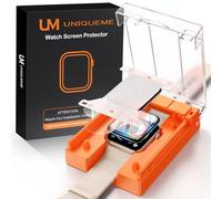 UniqueMe Protection pour Apple Watch SE/6/5/4 44 mm - 2 Pièces Écran en PMMA, Dureté 9H - Film Facile à Installer