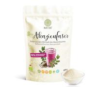 Uniquement BIO Fibre d'acacia en poudre 400 g Gomme Arabique pure 90 % de fibres alimentaires neutre au goût