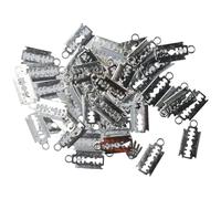 Uniquer Lot de 100 breloques en forme de lame de rasoir en argent vieilli pour la fabrication de bijoux, bracelets, colliers et accessoires