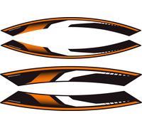 Uniracing Bande de jante POUR 2 JANTES, ORANGE