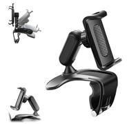 Unirexa Phone Holder,Universal 360 Degrees Rotation Dashboard Phones Holder,Multifunctional Car Mount Clip,Strong Grip,No Suction,Fit All Phones,Easy View Drive Use (1)