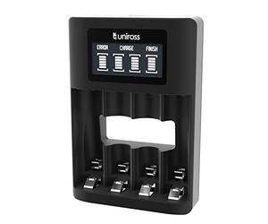 UNiROSS LCD Smart Chargeur rapide 3-5 heures - Utilisation dans le monde entier