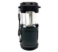 Uniross LED 2en1 Lampe Torche et Lanterne Pliante - 350L Noir