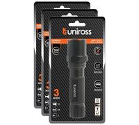 UNIROSS Lot de 3 Lampes de Poche 3W SUPERBRIGHT