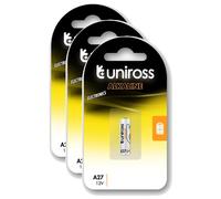 UNIROSS Lot de 3 Packs de 1 Pile Alcaline A27, MN27, GP27A, A27, L828, LR27. 12V