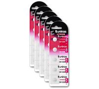 UNIROSS Lot de 5 Packs de 5 Piles Lithium CR1220, 3V