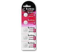UNIROSS Pack de 5 Piles Lithium CR1616, 3V