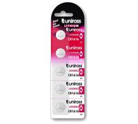 UNIROSS Pack de 5 Piles Lithium CR1616, 3V