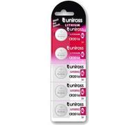 Uniross Piles CR2016 Lithium 3V – Pack de 5