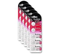 Uniross Pack de 5 x 5 Piles Lithium CR2016, 3V