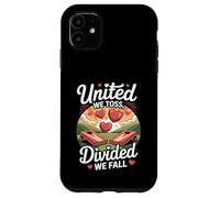 Unis, Nous lançons, divisés, Nous tombons Cornhole Coque pour iPhone 11