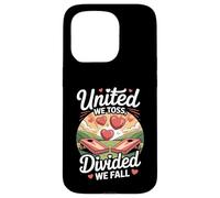 Unis, Nous lançons, divisés, Nous tombons Cornhole Coque pour iPhone 15 Pro