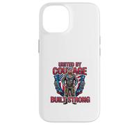 Unis par Le Courage, a construit Un Design Patriotique Fort Coque pour iPhone 14