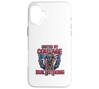 Unis par Le Courage, a construit Un Design Patriotique Fort Coque pour iPhone 16 Plus