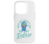 Unis pour Un Avenir sans diabète Coque pour iPhone 14 Pro