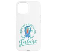 Unis pour Un Avenir sans diabète Coque pour iPhone 15