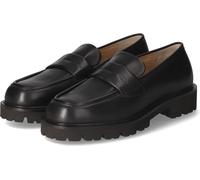 Unisa Femmes Mocassins/ Loafer Noir Cuir lisseTaille:42