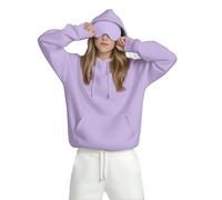 Unisex Airplane Mode Travel Hoodie w/ Built-in Sleep Mask , Comfort Hoodie with Hidden Pockets Design (#5,M)
