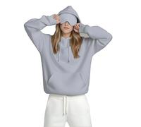 Unisex Airplane Mode Travel Hoodie w/ Built-in Sleep Mask , Comfort Hoodie with Hidden Pockets Design (#6,S)
