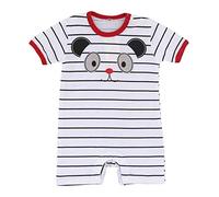 Unisex-Baby Infant Wide Short Sleeve Animal Cartoon Bodysuit Bodys BB@TZZ05WW1-1924