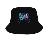 Unisex Chapeau De Plage Il Est Normal De Ne Pas Aller Bien. Prévention du Suicide. Sensibilisation Au Suicide. Chapeaux De Visière Doux Extérieur Casquette pour Femmes Été Hommes