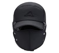 Unisex Chapka Chapeau de Trappeur d'hiver Anti Vent Aviateur Casquette Hiver Chapka Ear Flap Trappeur Bomber Casquettes Bonnets Chapeaux Oreillette Bonnet Chaud pour Ski Patinage Moto Randonnée Vélo