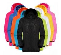 Unisex Coupe-Vent Mixte Saison Veste de Pluie Homme Coupe Vent imperméable Blousons Printemps été Softshell Camouflage Legere Manteau