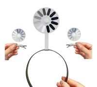 Unisex Creative Rotating Loading Headband for Women and Men, Unique Acrylic Hairpin with Abstract Brain Design, Perfect for Party, Gifts, and Everyday Eye-catching Hairstyles (1set)