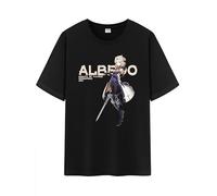 Unisex Genshin Cotton T-Shirt,Genshin All Character Impression Collection Graphic Short Sleeve Tee Shirt