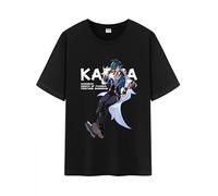 Unisex Genshin Cotton T-Shirt,Genshin All Character Impression Collection Graphic Short Sleeve Tee Shirt
