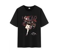 Unisex Genshin Cotton T-Shirt,Genshin All Character Impression Collection Graphic Short Sleeve Tee Shirt