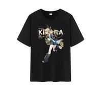 Unisex Genshin Cotton T-Shirt,Genshin All Character Impression Collection Graphic Short Sleeve Tee Shirt