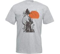 Unisex Grey Hangover Alan Human Tree T-Shirt Shirt Junk Food Movie Movies Grey