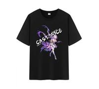 Unisex Honkai Star Rail Cotton T-Shirt,Star Rail All Character Impression Collection Graphic Short Sleeve Tee Shirt