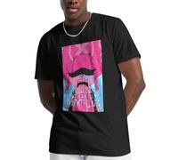 Unisex Japanese Anime Cotton T-Shirt,Going Merry's Member Graphic Luffy Pattern Short Sleeve Tee Shirt