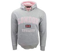Unisex London England Hoodie Hooded Sweatshirt Grey Baby Pink New 2020 Colour M