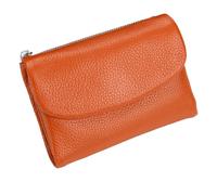 Unisex Pebble Leather Wallet, Small Full Grain Coin Purse, Small Leather Wallets, with Credit Card Holder, Cash Slot, Unisex Clutch Bags (W)