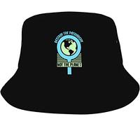 Unisex Seau Chapeau Détruisez Le patriarcat, Pas la planète Chapeaux de Seau Casual Extérieur Casquette pour Plage pêche Été
