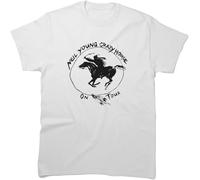 Unisex Shirt Ride Sleeve A Birthday Horse Cotton Art Friend Young Tee Doodles Graphic on Tour T-Shirt for Dad Mom Fathers Day Multicolored Manches Courtes(XX-Large)