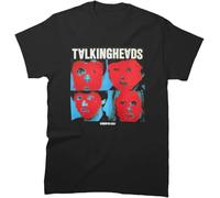 Unisex Shirt Talking Birthday Heads Cool Remain Graphic in Tee Light Merch Classic T Shirts Manches Courtes(Large)