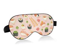 Unisex Sleep Eye Mask Sushi and Rolls Night Sleeping Mask Couverture d'ombre confortable pour les yeux