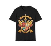 Unisex Soft Cotton T-Shirt. Wishbone Ash Black XL