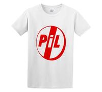 Unisex T-Shirt Public Image Ltd Pil Post Punk White S