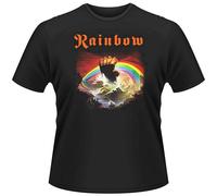 Unisex T-Shirt Rainbow Rising Ritchie Blackmore Rock MenMens Black M