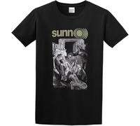 Unisex T-Shirt Sunn O Metal Band Ava Boris Ulver Metal Black L Manches Courtes(X-Large)