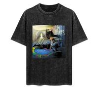 Unisex T-Shirt Vintage in Flames A Sense of Purpose 100% Cotton Round Neck Black 3XL